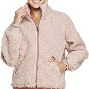 JoyLab Women's Burlwood Sherpa Full Zip Jacket